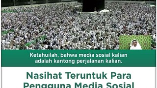 nasihat untuk para pengguna media social