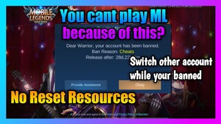 How To Switch Banned Account To Other Account Mobile Legends 2021