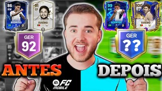 🔥TRANSFORMEI A CONTA DO GANHADOR DO SORTEIO🔥EVENTO NOVO E PACKS INCRIVEIS NO FC MOBILE 24