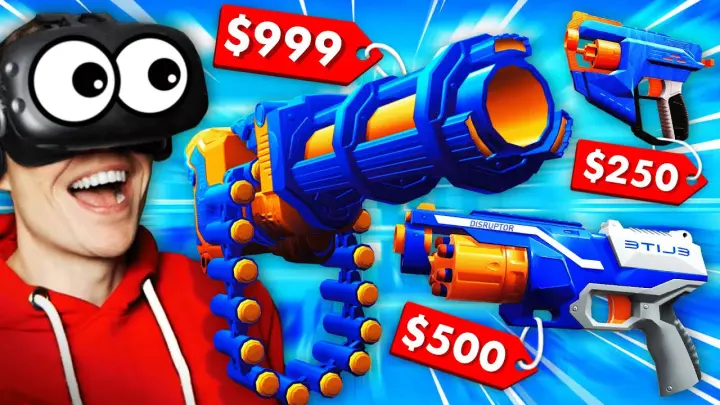 Selling FORBIDDEN NERF WEAPONS In VIRTUAL REALITY (Weaponry Dealer VR Funny Gameplay)