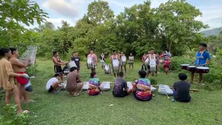 janlef A-town practice drums and lyre