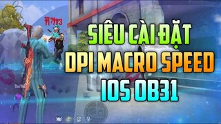 Super DPI Macro Headshot IOS OB31 Free Fire