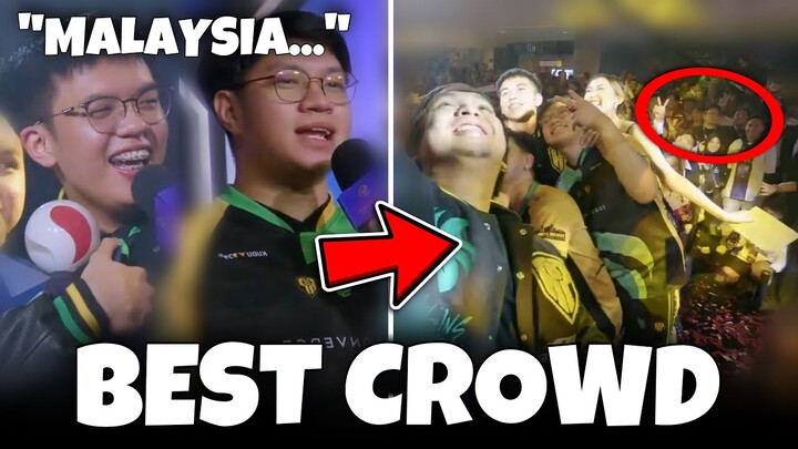 AP BREN SHOUTED THIS AT THE MALAYSIAN CROWD AFTER WINNING SPS… 🤯