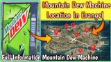 Pubg Mobile Mountain Dew Machine Location | Mountain Dew Machine in Pubg Mobile 1.0 Update