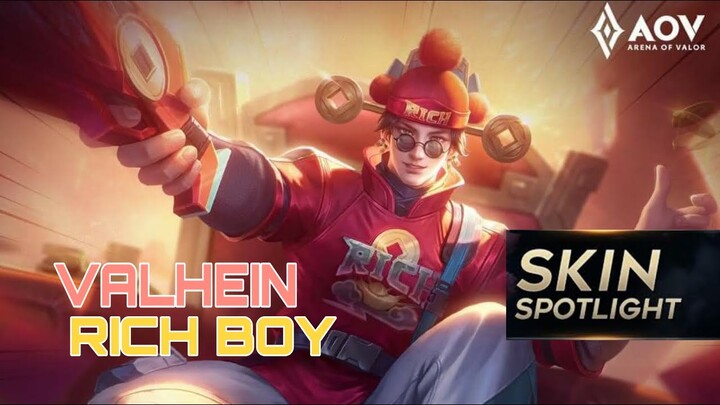 AOV SKIN BARU VALHEIN RICH BOY | Arena Of Valor | LiênQuân