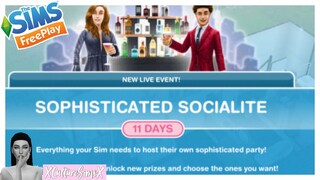 The Sims FreePlay - Sophisticated Socialite RE-RUN Event | XCultureSimsX