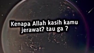 alasan allah SWT memberikan jerawat pada kita Karna..??