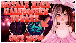 HALLOWEEN UPDATE IS OUT NOW in ROYALE HIGH | NEW SET, REWORKS AND MORE!