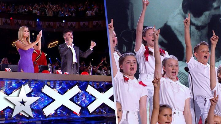 Children's Choir 'Stand Up' for their HEROIC parents | Semi-Finals | BGT 2022
