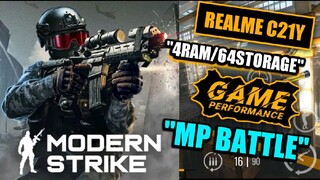 REALME C21Y | MODERN STRIKE ONLINE| GAME TEST!!!