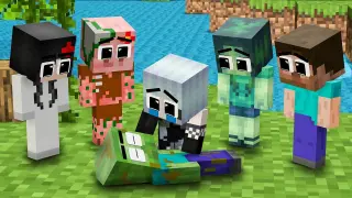 Monster School : The Power of Food Baby Zombie and Baby Herobrine - Sad Story - Minecraft Animation