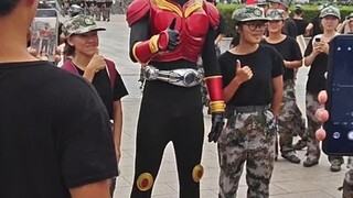 What is it like when I show up on campus wearing my homemade Kuuga suit?