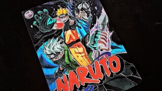 🔴 Drawing - NARUTO SHIPPUDEN Manga POSTER [YAN DRAW]⚠️