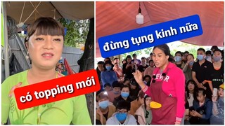 Giáng Tiên thêm topping bắp nướng mới, DIVA Cát Thy tấu hài cùng khách mua Bánh tráng trộn