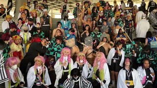 Anime Expo 2022 Demon Slayer Cosplay Gathering