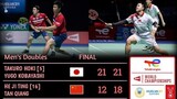 Takuro hoki/ Yugo Kobayashi VS He jiting/ Tan Qiang | Final BWF world Championships 2021