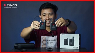 Unboxing and Review Synco WMIC-T1 Wireless Lavalier Microphone (Tagalog)