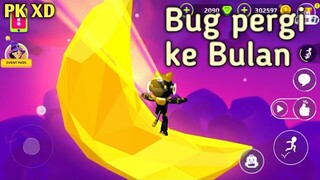 Bug terbang ke Bulan di PK XD Halloween