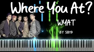 WYAT Where You At by SB19 piano cover + sheet music