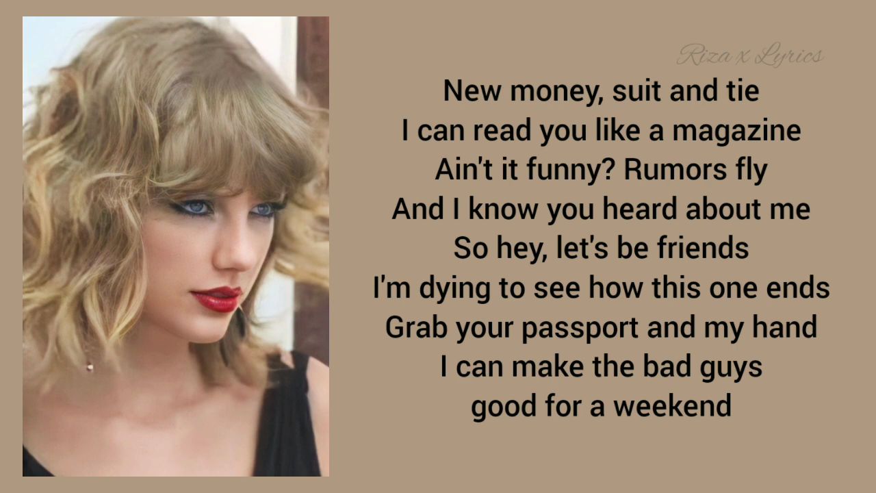 Taylor Swift – Blank Space Lyrics