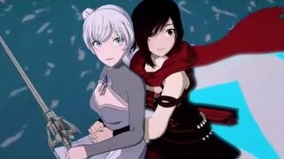 RWBY, Ruby/Weiss Amv - Alone Together