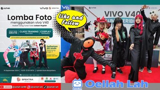 Penampilan peserta Cosplayer pada Lomba Foto di Syihab Store Banjarbaru