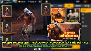 Free Fire| Đồ Quỷ kiếm dạ xoa quay lại như đã báo trước - hết mấy kim cương? Nhận từ 25 kim cương?