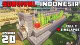 BUAT FARM SUGAR CANE OTOMATIS PENINGGALAN NENEK MOYANG !! - Minecraft Survival Indonesia (Eps.20)