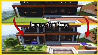 Steps to Improve you MODERN HOUSE in Minecraft