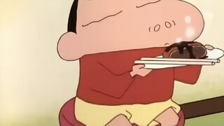 [Crayon Shin-chan] Bữa trưa hôm nay tôi đã ăn cơm sườn heo. Nước sốt rất ngon.