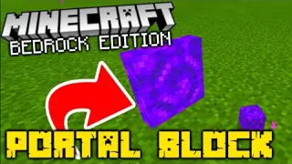 Cursed Block #6: PORTAL BLOCKS | Minecraft Bedrock
