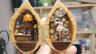 Walnut Cottage Mini Scene Customized Steampunk Nautical Style