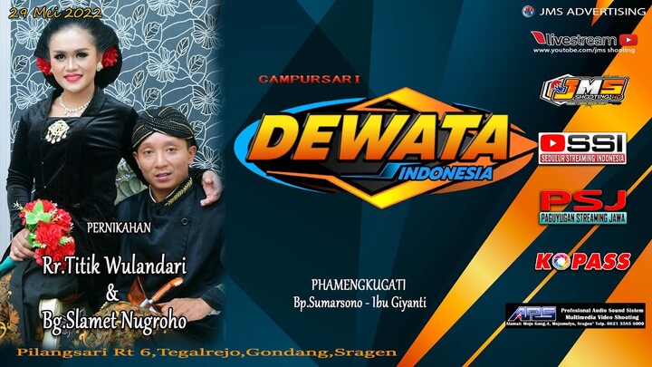 LIVE WEDDING TITIK  & SLAMET|| DEWATA CAMPURSARI || ARS JILID 3( MR.OLOK) || JMS HD