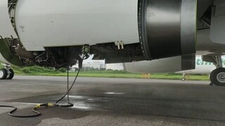 Airbus A320 Engine Compressor wash