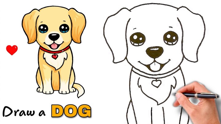 Hướng Dẫn Vẽ Con Chó Dễ Thương _ Poodle | How To Draw A Toy Poodle -  Bilibili