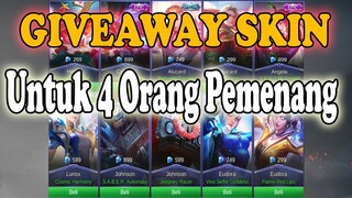 GIVEAWAY Skin Mobile Legends TERBARU BAGI BAGI SKIN GRATIS