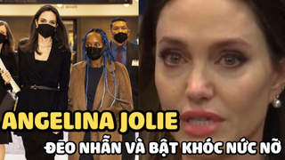 Angelina Jolie đeo nhẫn ở ngón áp út và bật khóc nức nở, chuyện gì đây?