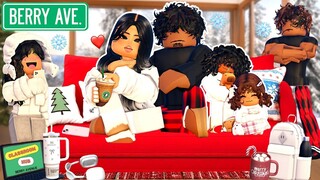 BIG FAMILY COZY SNOW DAY WINTER AFTER SCHOOL ROUTINE *VOICED* BERRY AVENUE