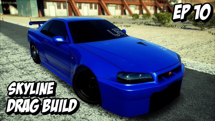 Modif Nissan Skyline R34 Jadi Mobil Drag NFS Payback Project Unite Gameplay