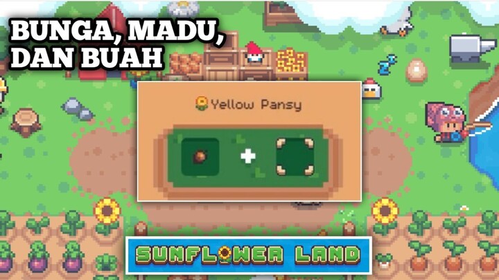 CARA DAPAT BUNGA , MADU , DAN BUAH DI SUNFLOWER LAND INDONESIA part 9