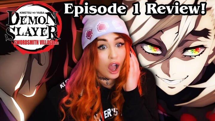 THE MEETING OF THE UPPER MOONS!!! Demon Slayer: Swordsmith Village Arc EPISODE 1 REVIEW!