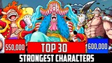 Top 30 Strongest One Piece Characters Ranked ( Chapter 1054 ) - JR Kuroko