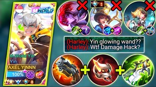 YIN GLOWING WAND BUILD | SOLO HYPER CARRY |  YIN BEST BUILD AND EMBLEM 2023 | MOBILE LEGENDS