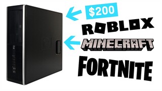 Kids Cheap Gaming PC Build ($200)