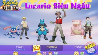 Pokemon UNITE - Khi Lucario Lên Cơn Thịnh Nộ Siêu Chiến Thuật 11 Mạng 200 Bóng