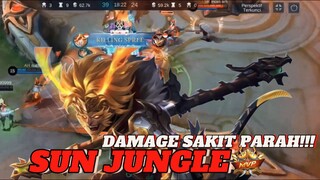 SUN EXP ❌ SUN JUNGLE ✅ Damage Sun Sakit Parah!!! - Mobile Legend