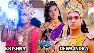 KARENA SATYABAMA KRISHNA HARUS BERPERANG DENGAN DEWA INDRA, KRISHNA VS DEWA INDRA