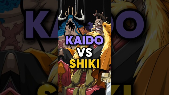 Kaido VS Shiki, Siapakah Yang Menang ❓ | One Piece #shorts