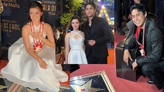 DONBELLE | BELLE MARIANO AT DONNY PANGILINAN  KASALI NA SA EASTWOOD WALK OF FAME