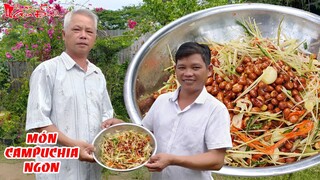 Anh Trai Đầu Bếp Chỉ Làm Món Đậu Phộng Chiên Tỏi Ớt Ăn Vặt Của Người Campuchia | NKGĐ